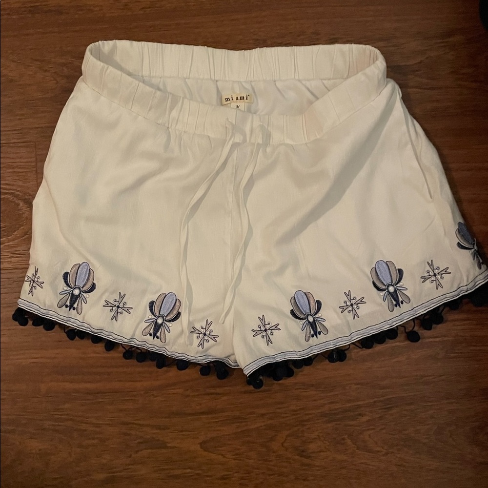 White shorts from Francheska’s. Double lined so they are not see through.